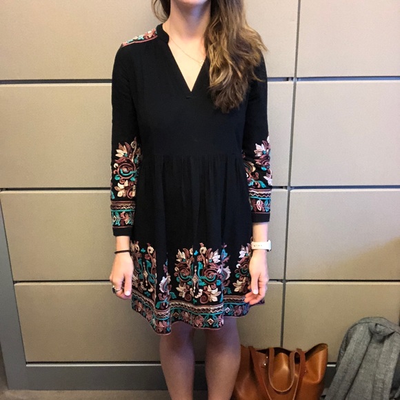 Anthropologie Embroidered Dress - Picture 7 of 8